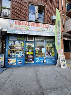 A&S Digital Wireless storefront on Coney Island Ave, Brooklyn